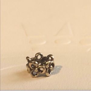 14K yellow gold Parndora open flower Spacer